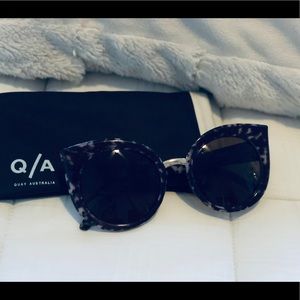 Quay Australia tortoise cat eye sunglasses